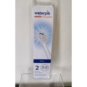 Waterpik SFFB-2EW Sonic-Fusion Full Size Replacement Brush Heads